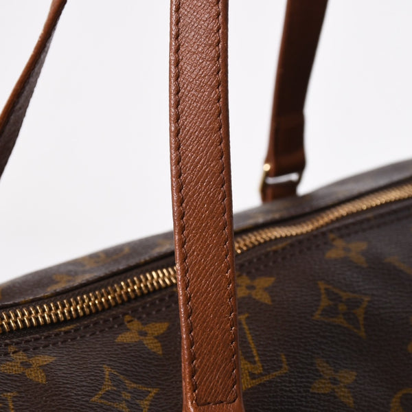極美品 LOUIS VUITTON ルイヴィトン パピヨン30 GM ハンドバッグ M51365 モノグラム ゴールド金具 旧型 筒型 中古 4a009736