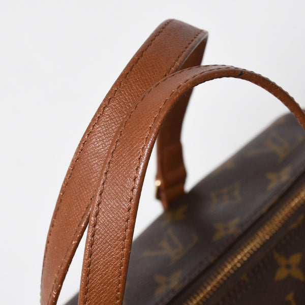 極美品 LOUIS VUITTON ルイヴィトン パピヨン30 GM ハンドバッグ M51365 モノグラム ゴールド金具 旧型 筒型 中古 4a009736