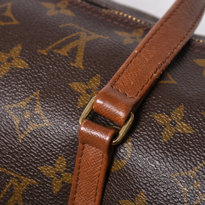 極美品 LOUIS VUITTON ルイヴィトン パピヨン30 GM ハンドバッグ M51365 モノグラム ゴールド金具 旧型 筒型 中古 4a009736
