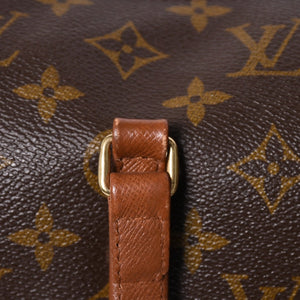 極美品 LOUIS VUITTON ルイヴィトン パピヨン30 GM ハンドバッグ M51365 モノグラム ゴールド金具 旧型 筒型 中古 4a009736