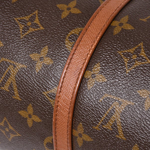 極美品 LOUIS VUITTON ルイヴィトン パピヨン30 GM ハンドバッグ M51365 モノグラム ゴールド金具 旧型 筒型 中古 4a009736