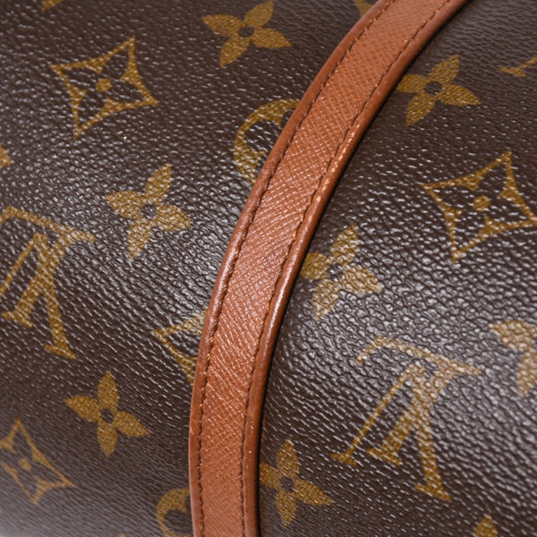 極美品 LOUIS VUITTON ルイヴィトン パピヨン30 GM ハンドバッグ M51365 モノグラム ゴールド金具 旧型 筒型 中古 4a009736