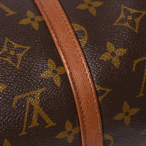 極美品 LOUIS VUITTON ルイヴィトン パピヨン30 GM ハンドバッグ M51365 モノグラム ゴールド金具 旧型 筒型 中古 4a009736