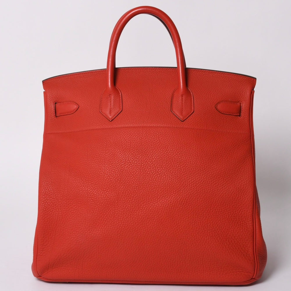 極美品 HERMES エルメス Haut a Courroies オータクロア40 ハンドバッグ ヴァーミリオン トリヨンクレマンス ゴールド金具 □P刻印 中古 4a000979