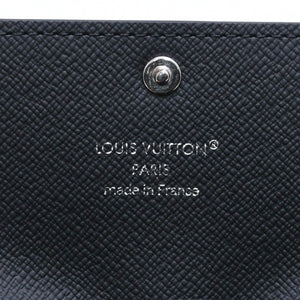 極美品 LOUIS VUITTON ルイヴィトン キーケース 鍵入れ 6連 モノグラム・エクリプス キャンバス ブラック グレー シルバー金具 M82603 中古 4a009780
