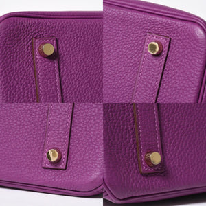 Mint condition HERMES Birkin 35 handbag, Togo leather, Anemone color, gold hardware. ◻R stamp, used, item number 4a009795