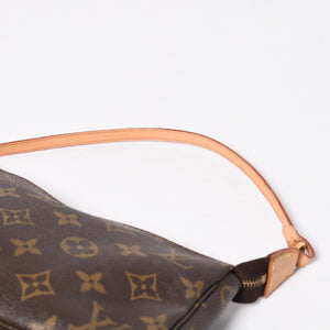 Very Good Condition LOUIS VUITTON Pochette Accessory Pouch M51980 Monogram Brown Used 4a009784