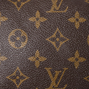 Very Good Condition LOUIS VUITTON Pochette Accessory Pouch M51980 Monogram Brown Used 4a009784