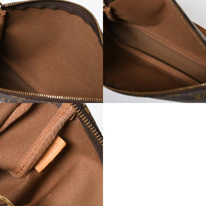 Very Good Condition LOUIS VUITTON Pochette Accessory Pouch M51980 Monogram Brown Used 4a009784