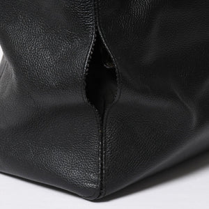 CHANEL Executive Medium Tote Bag No. 6 Coco Mark Caviar Skin Black Good Used 4a009757