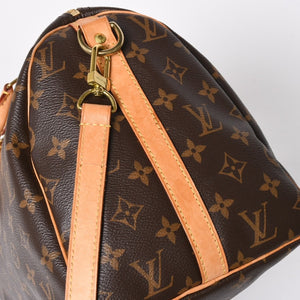 Very Good Condition LOUIS VUITTON Monogram Speedy Bandouliere 30 Handbag M41222 Monogram Brown Gold Hardware Used 4a009699
