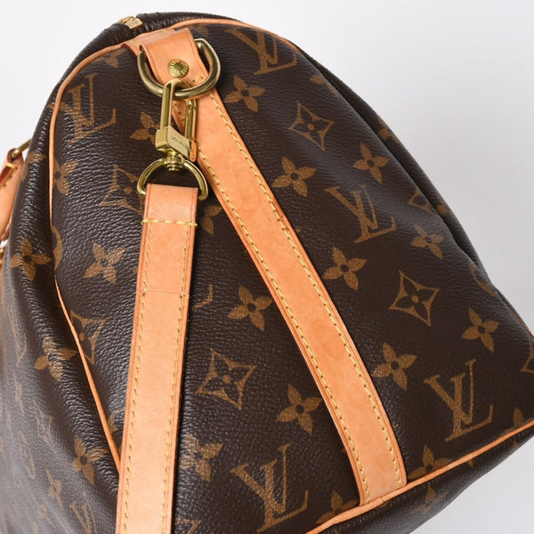Very Good Condition LOUIS VUITTON Monogram Speedy Bandouliere 30 Handbag M41222 Monogram Brown Gold Hardware Used 4a009699