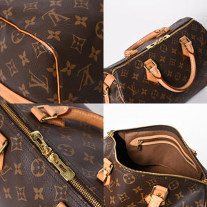 Very Good Condition LOUIS VUITTON Monogram Speedy Bandouliere 30 Handbag M41222 Monogram Brown Gold Hardware Used 4a009699