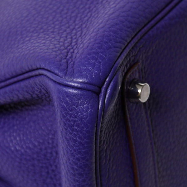 極美品 HERMES エルメス BIRKIN 30 バーキン30 ハンドバッグ ヴァイオレット パープル トリヨンクレマンス SV金具 ◻︎N刻印 中古 4a009802