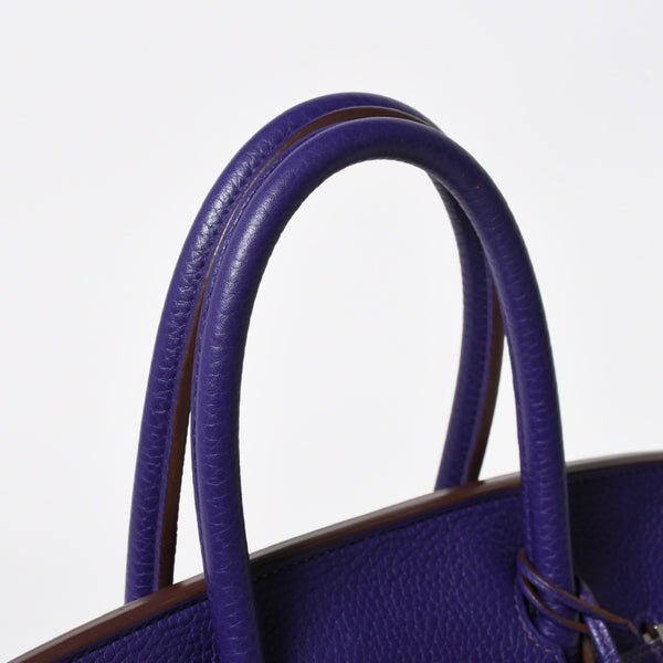 極美品 HERMES エルメス BIRKIN 30 バーキン30 ハンドバッグ ヴァイオレット パープル トリヨンクレマンス SV金具 ◻︎N刻印 中古 4a009802