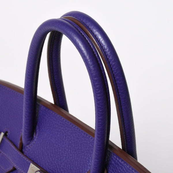 極美品 HERMES エルメス BIRKIN 30 バーキン30 ハンドバッグ ヴァイオレット パープル トリヨンクレマンス SV金具 ◻︎N刻印 中古 4a009802