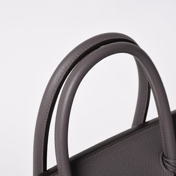 Like new HERMES Birkin 40 Ethane Togo 40cm X stamped silver hardware handbag used 4a009800