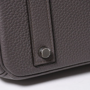 Like new HERMES Birkin 40 Ethane Togo 40cm X stamped silver hardware handbag used 4a009800
