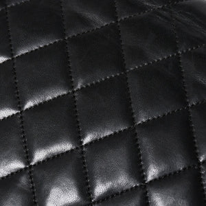 極美品 CHANEL シャネル ホーボー チェーンショルダーバッグ 0番台 ココマーク ラムスキン ブラック ゴールド金具 中古 4a009803