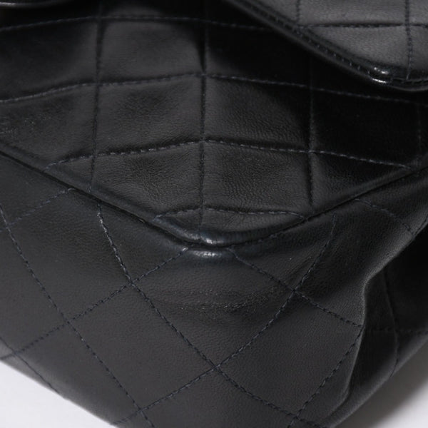 CHANEL CHANEL Matelasse 23 W Flap W Chain Shoulder Bag No. 2 Coco Mark Lambskin A01113 Black Good Condition Used 4a009705