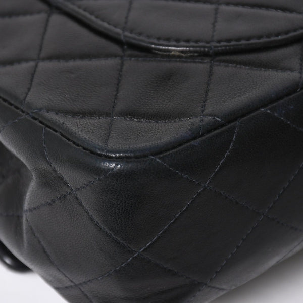 CHANEL CHANEL Matelasse 23 W Flap W Chain Shoulder Bag No. 2 Coco Mark Lambskin A01113 Black Good Condition Used 4a009705