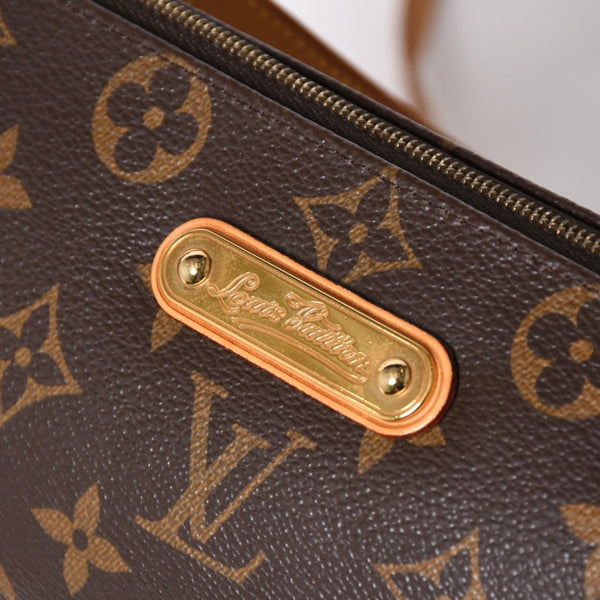 極美品 LOUIS VUITTON ルイヴィトン ポシェット エヴァ モノグラム M95567 ブラウン ゴールド金具 中古 4a009733