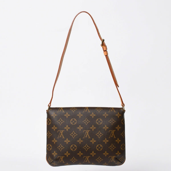Very good condition LOUIS VUITTON Musette Tango shoulder bag M51257 Monogram canvas SP0091 Brown Gold hardware Used 4a009748