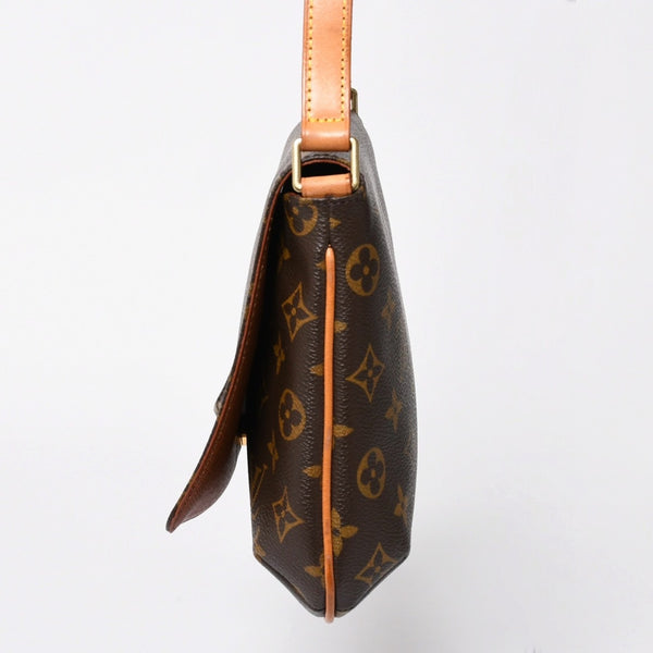 Very good condition LOUIS VUITTON Musette Tango shoulder bag M51257 Monogram canvas SP0091 Brown Gold hardware Used 4a009748