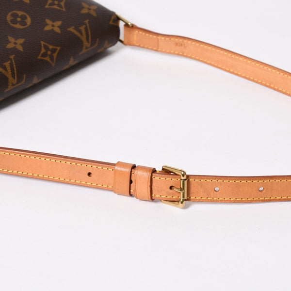 Very good condition LOUIS VUITTON Musette Tango shoulder bag M51257 Monogram canvas SP0091 Brown Gold hardware Used 4a009748