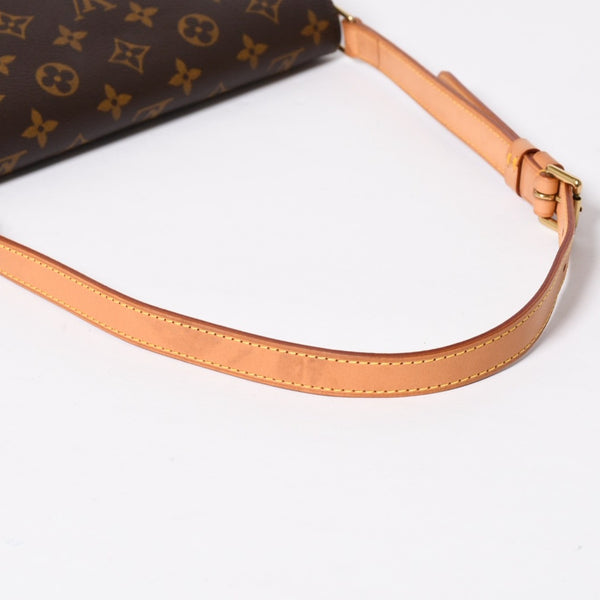 Very good condition LOUIS VUITTON Musette Tango shoulder bag M51257 Monogram canvas SP0091 Brown Gold hardware Used 4a009748