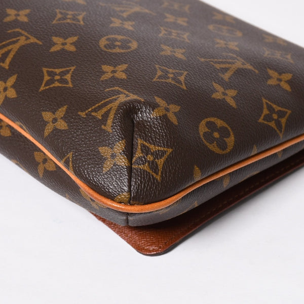 Very good condition LOUIS VUITTON Musette Tango shoulder bag M51257 Monogram canvas SP0091 Brown Gold hardware Used 4a009748