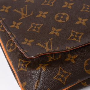 Very good condition LOUIS VUITTON Musette Tango shoulder bag M51257 Monogram canvas SP0091 Brown Gold hardware Used 4a009748
