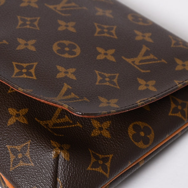 Very good condition LOUIS VUITTON Musette Tango shoulder bag M51257 Monogram canvas SP0091 Brown Gold hardware Used 4a009748