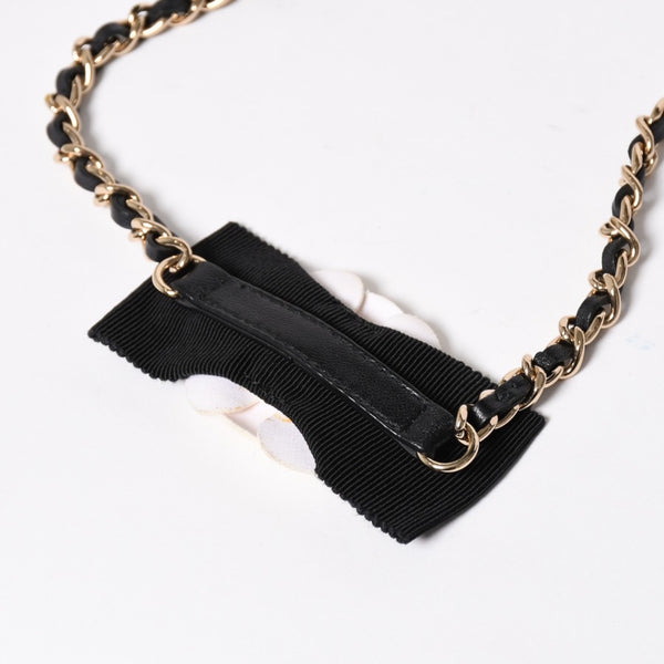 Like new CHANEL Chain wallet bi-fold wallet 31 series here mark lambskin black gold hardware used 4a009590