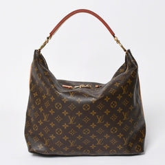 極美品 LOUIS VUITTON ルイヴィトン シュリPM ワンショルダーバッグ M40586 PVC ヌメ革 ブラウン ゴールド金具 中古 4a009810
