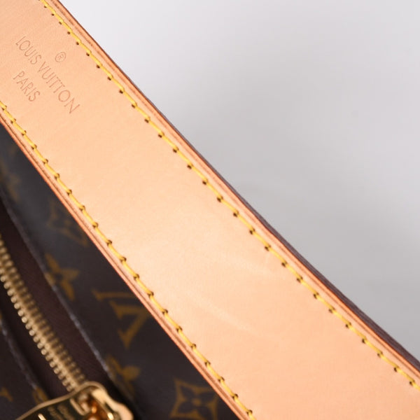 極美品 LOUIS VUITTON ルイヴィトン シュリPM ワンショルダーバッグ M40586 PVC ヌメ革 ブラウン ゴールド金具 中古 4a009810