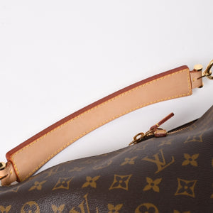 極美品 LOUIS VUITTON ルイヴィトン シュリPM ワンショルダーバッグ M40586 PVC ヌメ革 ブラウン ゴールド金具 中古 4a009810