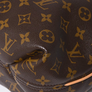 極美品 LOUIS VUITTON ルイヴィトン シュリPM ワンショルダーバッグ M40586 PVC ヌメ革 ブラウン ゴールド金具 中古 4a009810