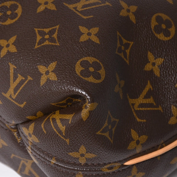 極美品 LOUIS VUITTON ルイヴィトン シュリPM ワンショルダーバッグ M40586 PVC ヌメ革 ブラウン ゴールド金具 中古 4a009810