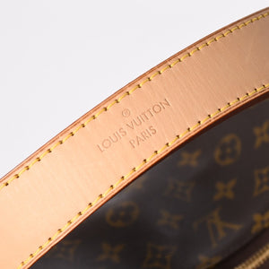 極美品 LOUIS VUITTON ルイヴィトン シュリPM ワンショルダーバッグ M40586 PVC ヌメ革 ブラウン ゴールド金具 中古 4a009810