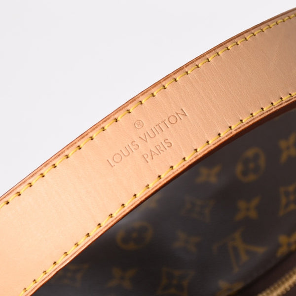 極美品 LOUIS VUITTON ルイヴィトン シュリPM ワンショルダーバッグ M40586 PVC ヌメ革 ブラウン ゴールド金具 中古 4a009810