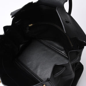 極美品 HERMES エルメス バーキン40 ブラック トゴ 40cm T刻印 ゴールド金具 ハンドバッグ 中古 4a000992