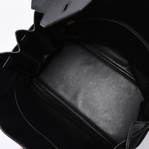 極美品 HERMES エルメス バーキン40 ブラック トゴ 40cm T刻印 ゴールド金具 ハンドバッグ 中古 4a000992