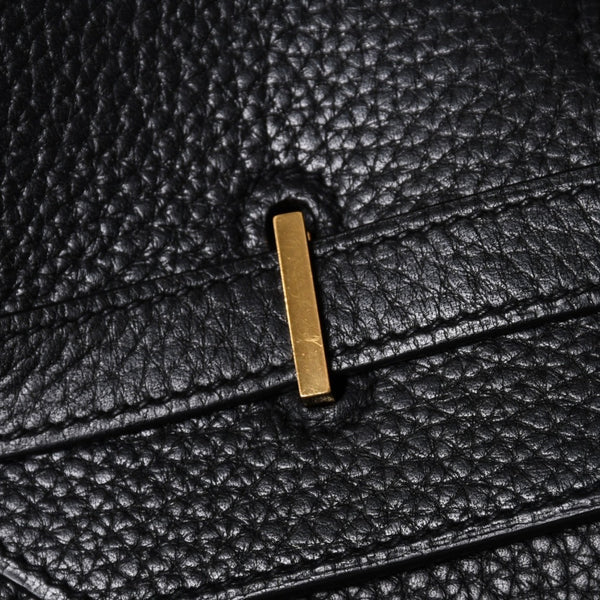 極美品 HERMES エルメス バーキン40 ブラック トゴ 40cm T刻印 ゴールド金具 ハンドバッグ 中古 4a000992