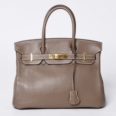 HERMES Birkin 30 handbag Togo Etaupe Gold hardware ☐N stamp Good condition Used 4a000991
