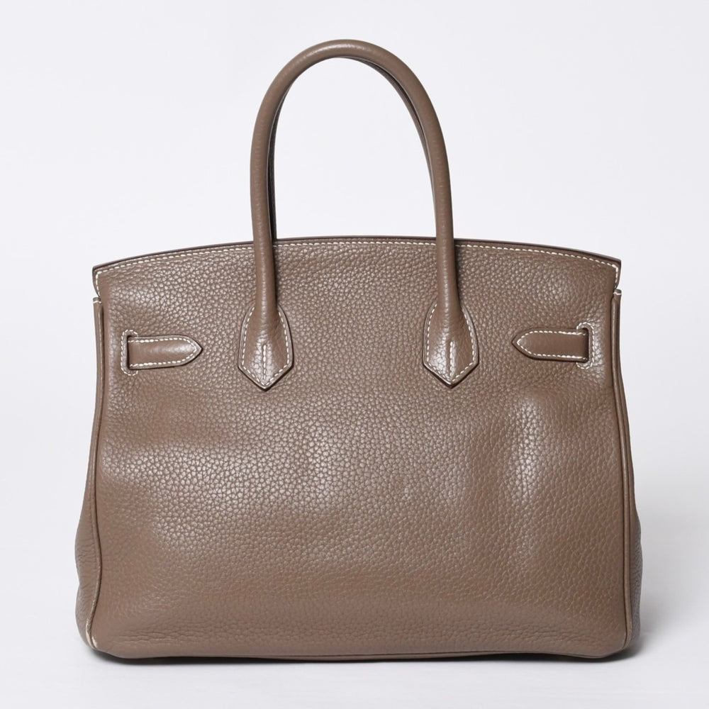 HERMES エルメス バーキン30 ハンドバッグ トゴ エトープ ゴールド金具 ☐N刻印 美品 中古 4a000991