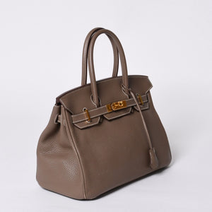 HERMES Birkin 30 handbag Togo Etaupe Gold hardware ☐N stamp Good condition Used 4a000991