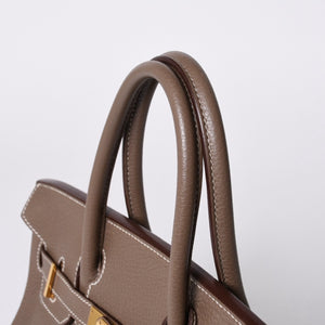 HERMES Birkin 30 handbag Togo Etaupe Gold hardware ☐N stamp Good condition Used 4a000991