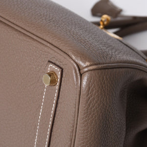 HERMES Birkin 30 handbag Togo Etaupe Gold hardware ☐N stamp Good condition Used 4a000991