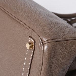 HERMES Birkin 30 handbag Togo Etaupe Gold hardware ☐N stamp Good condition Used 4a000991
